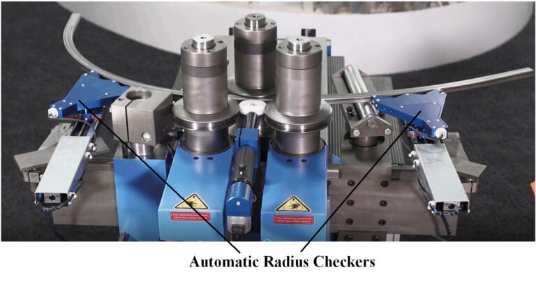 Automatic radius checker